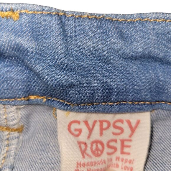 GYPSY ROSE PANTS DENIM BELL BOTTOMS - Picture 3 of 4